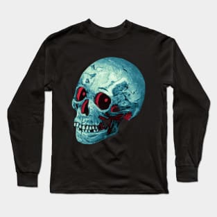 Kind looking skull from classic horror movies Long Sleeve T-Shirt